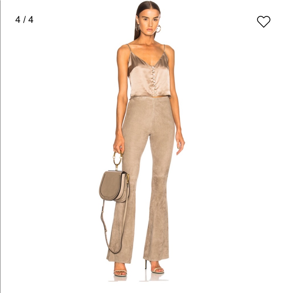 Suede Sablyn Meri Flare/Bootleg Pants NWOT